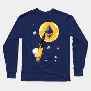 Up To The Moon : Ethereum Edition Long Sleeve T-Shirt